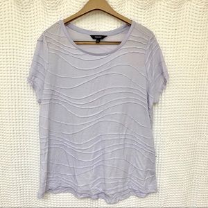 SIMPLY VERA LILAC TEE SZ 1X!!!